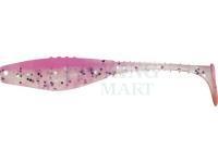 Soft baits Dragon Belly Fish Pro 8.5cm - Clear/Pink - Silver/Violet glitter