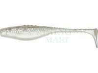 Soft baits Dragon Belly Fish Pro 8.5cm - Pearl /Clear - Silver glitter