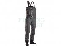 Chest wader Wader Guideline HD Sonic Zip Wader Graphite/Charcoal - XXL