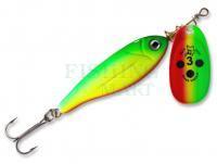 Lure Blue Fox Minnow Super Vibrax #1 5g - Green Yellow Red