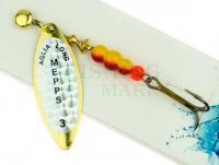 Spinner Mepps Aglia Long Rainbo #3 | 11.5g - Gold / Silver