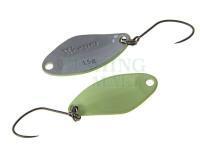 Trout Spoon Nories Masukuroto Weeper 1.5g 23mm - #005 (Mint / Grey)