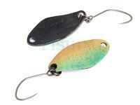 Trout Spoon Nories Masukuroto Weeper 1.5g 23mm - #072 (Light Brown‑Mint / Black)