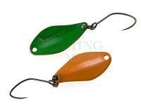 Trout Spoon Nories Masukuroto Weeper 1.5g 23mm - #076 (Ocher / Green)