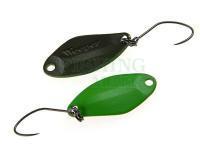 Trout Spoon Nories Masukuroto Weeper 2.1g 25mm - #006 (Lime / Black)