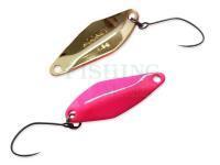 Trout Spoon Nories Masukuroto Rooney 1.5g - #034 (Fluo-Pink / Gold)