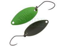 Trout Spoon Nories Masukuroto Tulle 1.8g 27mm - #006 (Lime / Black)