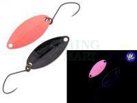 Trout Spoon Nories Masukuroto Tulle 1.8g 27mm - #039 (Pink Glow / Black)