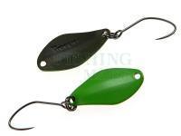 Trout Spoon Nories Masukuroto Weeper 0.9g 20mm - #006 (Lime / Black)