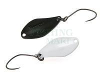 Trout Spoon Nories Masukuroto Weeper 0.9g 20mm - #015 (White / Black)