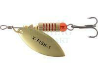 Spinner X-Fish Rampage #1 5.5g - Gold