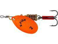 Spinner X-Fish Stark #2 4g - Nikel UV orange