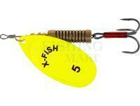 Spinner X-Fish Stark #5 14g - Nikel UV lime