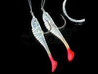 Zestaw morski Dega Soft Bait Fish-Rig 2 arms - Red Tail
