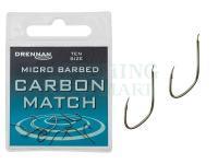 Haczyki Drennan Carbon Match Micro Barbed Spade End - #14