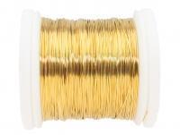 FMFly X-Fine Wire 0.18mm 18yds 15m - Brass ( yellow gold )