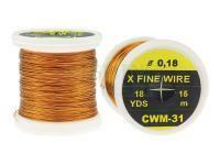 Druty FMFly X-Fine Wire 0.18mm 18yds 15m - GOLD/ORANGE