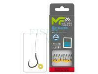 Przypony Mikado Method Feeder Rigs Mono MF14 Barbless z gumką - #14