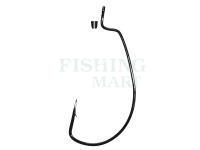 Hooks Gamakatsu Worm Offset EWG with Silicon Stopper NS Black #1/0