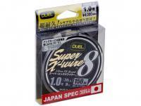 Braided line Duel Super X-Wire 8 Silver 150m #2.0 0.24mm 16kg (H3602-S)