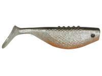 Pike soft lures Dragon FATTY 7.5cm - pearl/black/silver glitter/orange