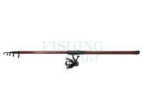 Zestaw spinningowy DAM Fighter Pro Combo XH-T Spin 3.50m 80-150 | 40FD/1+1BB/0.30MM