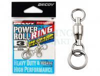Krętliki z kółkiem łącznikowym Decoy Power Roll Ring PR-12 W NICKEL - #4