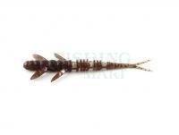 Soft lures Fishup Flit 3 - 050 Green Pumpkin Brown/Red & Purple