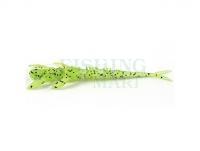 Soft lures Fishup Flit 4 - 055 Chartreuse/Black