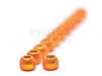 FutureFly Brass Beads 4 mm - Metallic Golden Orange