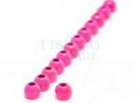 FutureFly Brass Beads 5 mm - Fl. Pink