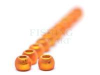 FutureFly Brass Beads 5 mm - Mat Metallic Golden Orange
