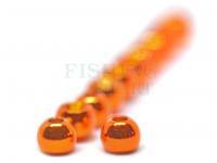 FutureFly Brass Beads 5 mm - Metallic Golden Orange