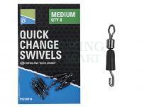 Krętliki Preston Quick Change Swivels - Medium | 8 per pack