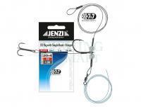 Gotowy zestaw Jenzi 7x7 Single Hook Drop Shot Stinger Rig 12kg - #2/0