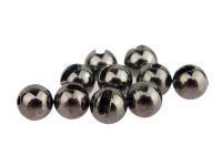 Tungsten Beads Slotted Beads - Black Nickel 2.4mm