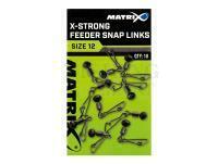 Łączniki X-Strong Feeder Bead Snap Links Size 10