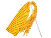 Wapsi Barred Round Rubber Medium - Yellow / Orange-Red