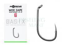 Haczyki Korda Basix Wide Gape Barbed - #6