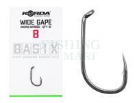 Hooks Korda Basix Wide Gape Barbed - #8