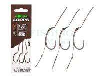 Haczyki Korda Loop Rigs Klor Barbless #6B 30lb 13kg 3pcs