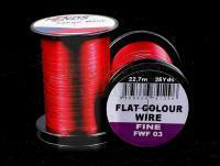 Hend Flat Colour Wire Fine - BRIGHT RED