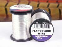 Hends Flat Colour Wire Medium - SILVER