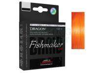 Braided line Dragon Fishmaker v2 Light Orange 135m 0.16mm