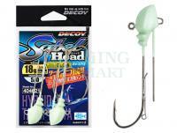 Jig Heads Decoy SV-37G Glow Sabel Head - #3/0 14g