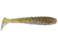 Soft baits Dragon Invader Pro 10cm - Clear/Olive | Black Glitter