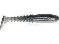 Soft baits Dragon Invader Pro  7.5cm - Pearl/Clear Smoked - blue/black glitter