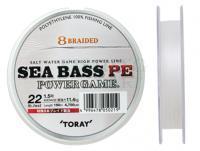 Braid Line Toray Sea Bass PE Power Game 8 Braided Natural 150m 20lb #1.2