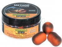 Jaxon Dumbels Duo Color Pop-Up Method Feeder 30g 8/10mm - Pomarańcza -czekolada