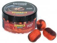 Jaxon Dumbels Duo Color Sinking Method Feeder 50g 8/10mm - Orange-Chocolate